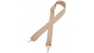 Çanta Aksesuar 120x3 cm Jüt Kolon Çanta Sapı Gold Simli Light Gold Metalli