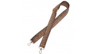 Çanta Aksesuar 120x3 cm Jüt Kolon Çanta Sapı Renkli Simli Light Gold Metalli