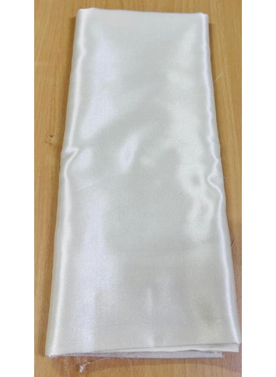 Çanta Aksesuar 120X50 cm Krem Renk Pamuklu Saten Astarlık Kumaş