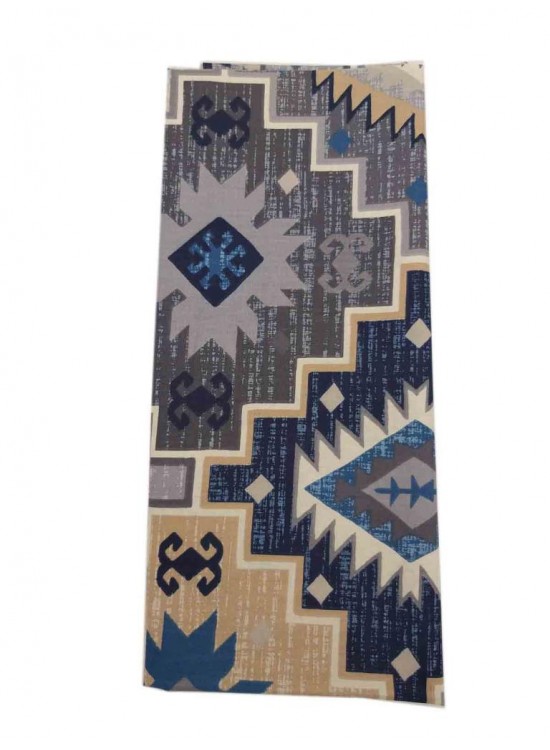 Çanta Aksesuar 120X50 Cm Pamuklu Astarlık Kumaş Kilim Desen Mavi Ton