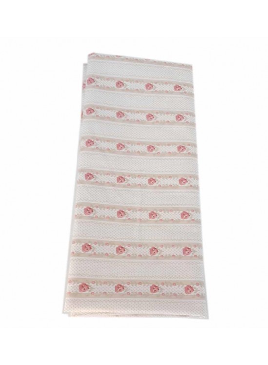Çanta Aksesuar 120X50 Cm Pamuklu Astarlık Kumaş Minik Gül Desen Örgü Çanta İçin