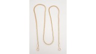 Çanta Aksesuar 125 cm Light Gold Renk Kancalı Çanta Zinciri