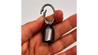 Çanta Aksesuar 14 mm Füme  Renk Oval Halkalı Kancalı Kovan 1 Adet