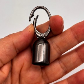 Çanta Aksesuar 14 mm Füme  Renk Oval Halkalı Kancalı Kovan 1 Adet