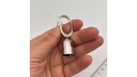 Çanta Aksesuar 14 mm Gümüş Renk Oval Halkalı Kancalı Kovan 1 Adet