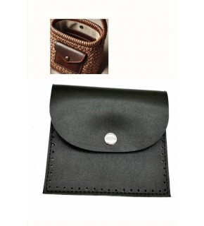 Çanta Aksesuar 14X12.5 cm cm Haki Renk  Çıtçıtlı Suni Deri Cep