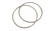 Çanta Aksesuar 15 Cm Yuvarlak Metal Çanta Sapı Gümüş  Renk