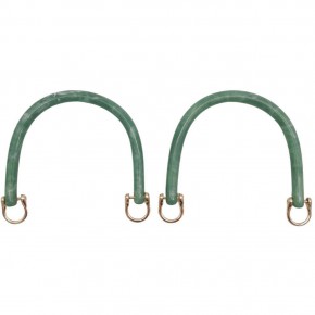 Çanta Aksesuar 16 cm Akrilik Açık Yeşil Renk Çanta Tutma Sapı Light Gold Metalli
