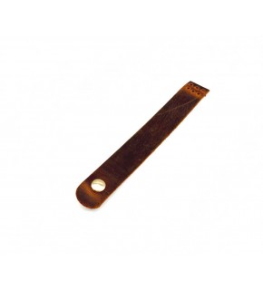 Çanta Aksesuar 18x2,3 cm Crazy Oil Hardal Sarı Gerçek Deri Düz Çanta Kapağı Light Gold Metalli