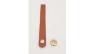 Çanta Aksesuar 18x2 cm Taba Gerçek Deri Düz Çanta Kapağı Light Gold Metalli