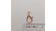 Çanta Aksesuar 2.3 Cm Light Gold Zincir Uç Kancası 1 Adet