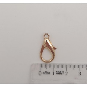 Çanta Aksesuar 2.3 Cm Light Gold Zincir Uç Kancası 1 Adet