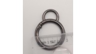 Çanta Aksesuar 2.5 Cm Füme Kulaklı Yaylı Halka 1 Adet