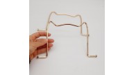 Çanta Aksesuar 22 Cm Martı Model Light Gold Metal Sap