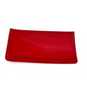 Çanta Aksesuar 22x11 cm Kırmızı Renk Suni Deri Cep