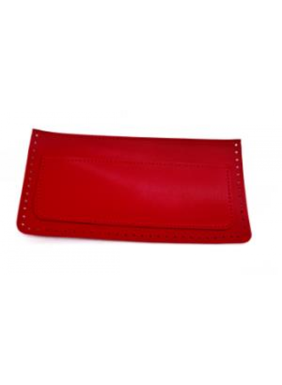 Çanta Aksesuar 22x11 cm Kırmızı Renk Suni Deri Cep