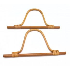 Çanta Aksesuar 27 cm Gerçek Bambu Çanta Sapı Açık Renk