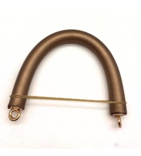 Çanta Aksesuar 27 cm Rulo Model Suni Deri Gold Çanta Sapı Light Gold Metalli