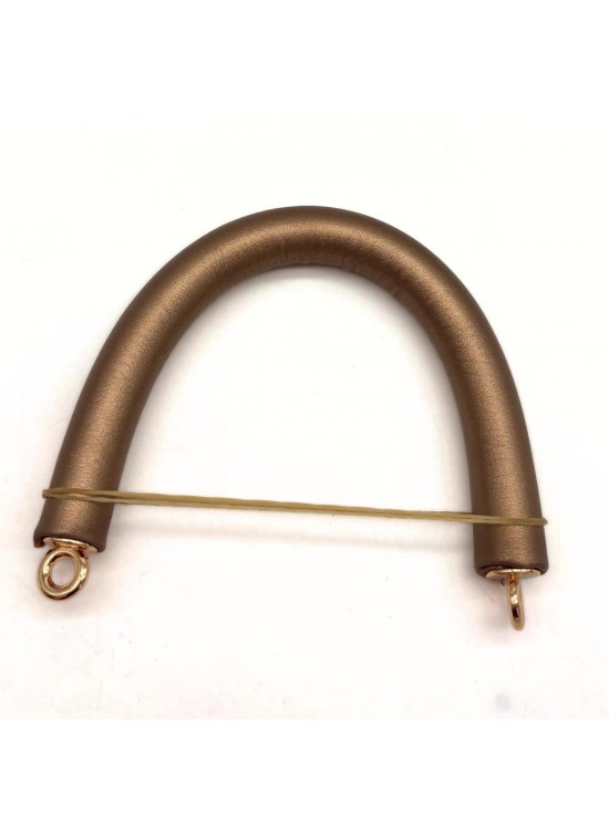 Çanta Aksesuar 27 cm Rulo Model Suni Deri Gold Çanta Sapı Light Gold Metalli