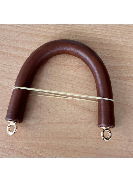 Çanta Aksesuar 27 cm Rulo Model Suni Deri Taba Çanta Sapı Light Gold Metalli