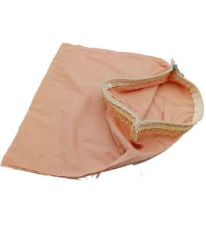 Çanta Aksesuar 28X28 Cm Dikilmiş Fermuarlı Astar Pudra