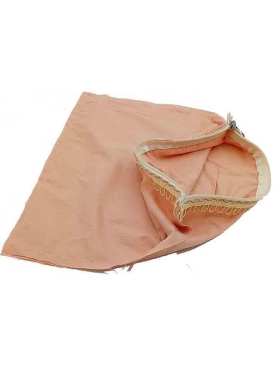 Çanta Aksesuar 28X28 Cm Dikilmiş Fermuarlı Astar Pudra
