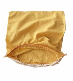 Çanta Aksesuar 28X28 Cm Dikilmiş Halde Fermuarlı Astar Hardal Sarı