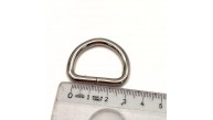 Çanta Aksesuar 2.5 cm Gümüş Renk Çift D Halka