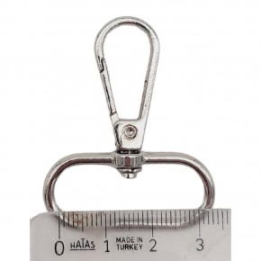 Çanta Aksesuar 3 cm Gümüş Renk No:2 Kanca 1 Adet