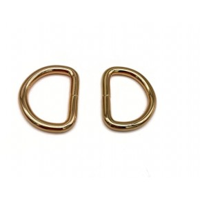 Çanta Aksesuar 3 cm Light Gold Renk Çift D Halka