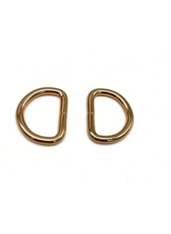 Çanta Aksesuar 3 cm Light Gold Renk Çift D Halka