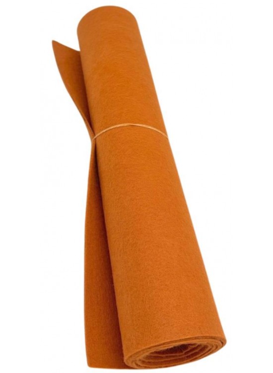 Çanta Aksesuar 3 mm Keçe Turuncu-Taba 50x40 cm