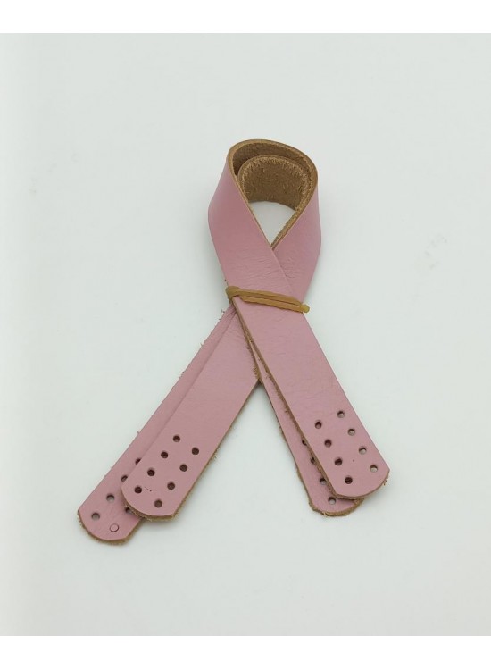 Çanta Aksesuar 35X2 Cm Gerçek Deri Çift Sap Lila