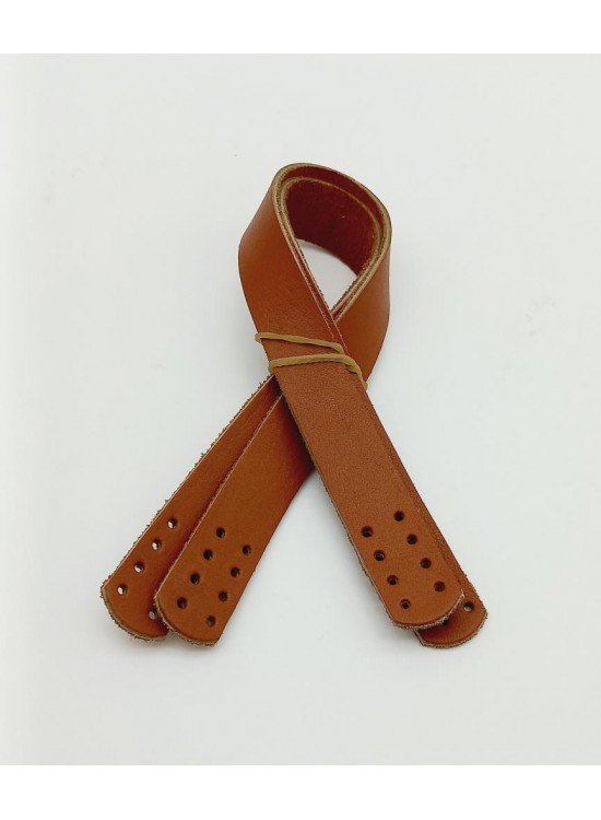 Çanta Aksesuar 35X2 Cm Gerçek Deri Çift Sap Taba Renk