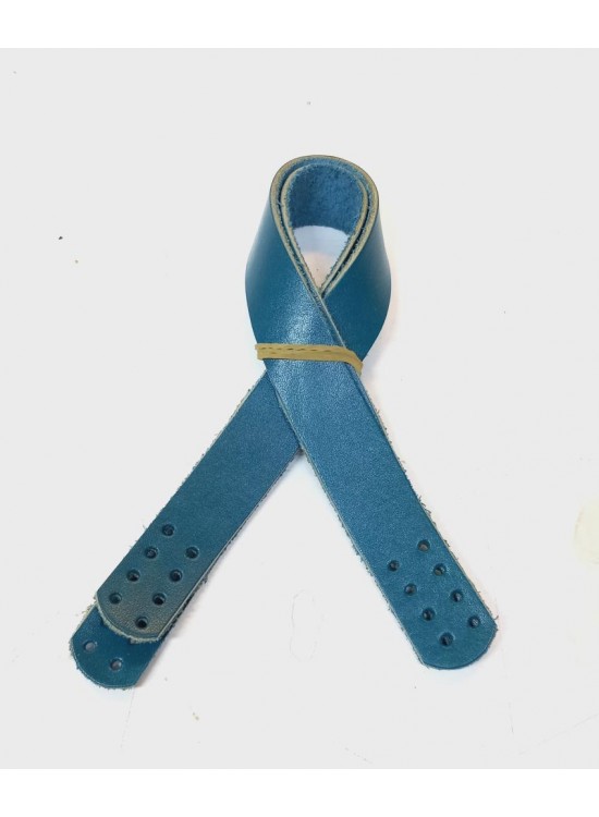 Çanta Aksesuar 35X2 Cm Gerçek Deri Çift Sap Turkuaz