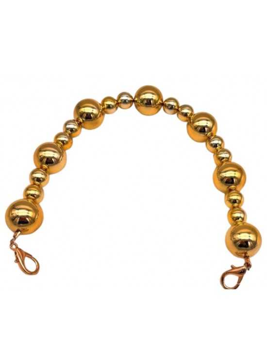 Çanta Aksesuar 38 cm Gold  Çanta Sapı Light Gold Metalli