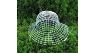 Çanta Aksesuar 3D Şapka Şeklinde Beyaz Plastik Kanvas