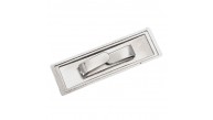 Çanta Aksesuar 4.8x1.4 cm Metal Etiket Plaka Süs Gümüş Renk 1 Adet