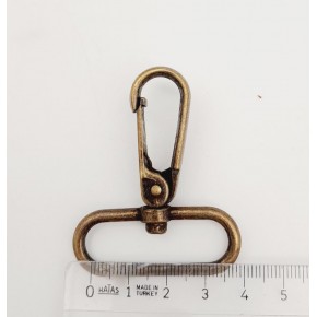 Çanta Aksesuar 4 Cm Antik Renk Kanca 1 Adet