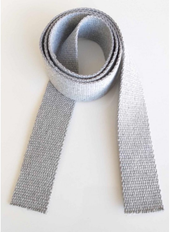 Çanta Aksesuar 4 Cm Pamuklu Kolon 1 Metre Açık Gri