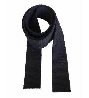 Çanta Aksesuar 4 Cm Pamuklu Kolon 1 Metre Siyah