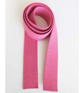 Çanta Aksesuar 4 Cm Pamuklu Kolon 2 Metre Fuşya