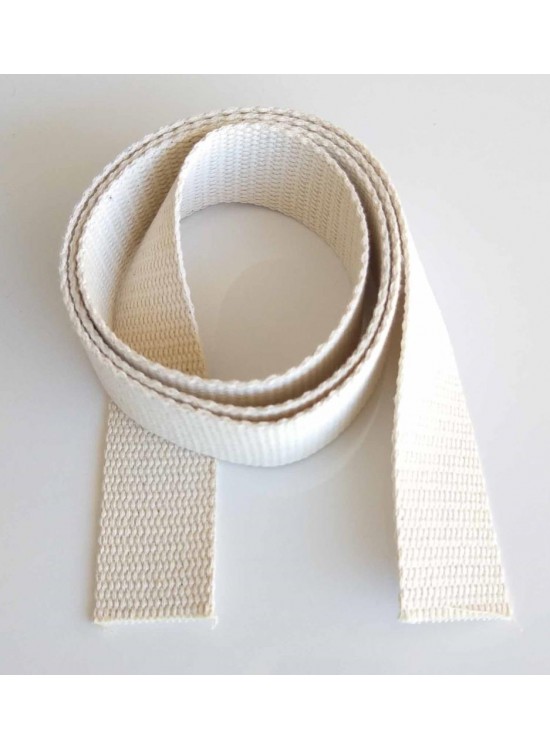 Çanta Aksesuar 4 Cm Pamuklu Kolon 2 Metre Krem Renk