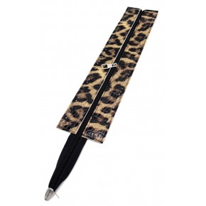 Çanta Aksesuar 40 cm Derili Fermuar Rugan Croco Leopar  Renk Gümüş Renk Metalli