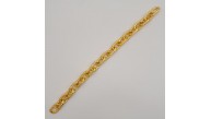 Çanta Aksesuar 45 cm Burgu Model Metal Görünümlü Light Gold Renk Akrilik Zincir