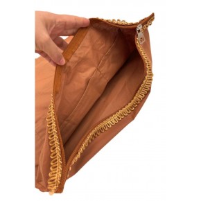 Çanta Aksesuar 45X45 Cm Dikilmiş Fermuarlı Astar Açık Kahve Renk