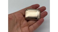 Çanta Aksesuar 4x3  cm Metal  Plaka Süs Light Gold  Renk 1 Adet