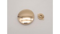 Çanta Aksesuar 5 cm Yuvarlak Mıknatıslı Kilit Light Gold