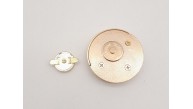 Çanta Aksesuar 5 cm Yuvarlak Mıknatıslı Kilit Light Gold
