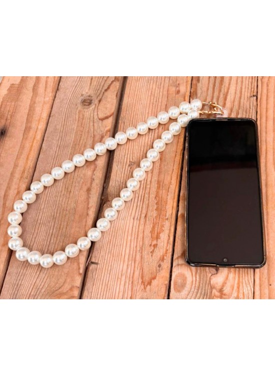 Çanta Aksesuar 60 cm  Akrilik Telefon Aksesuarı, Telefon Zinciri, Telefon Askısı, İncili Telefon Askısı,Telefon Boyunluk Askı, Tüm Telefon Kılıfları İçin Uygundur (Kılıf Değildir)